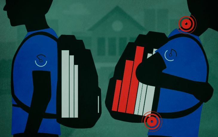 Mochilas: ¿cómo cuidar la columna de los chicos?