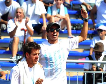 Metídisimo: Del Potro canceló su viaje a Estados Unidos y alentó a Delbonis