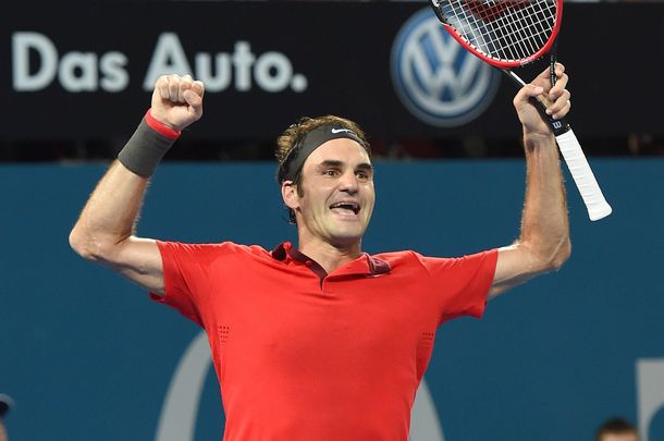 Roger Federer fue campeón en Brisbane y alcanzó las mil victorias