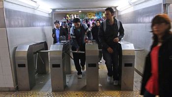 Liberan los molinetes del subte Liberan los molinetes del subte