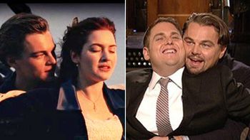 tras 17 anos, dicaprio parodio la famosa escena de titanic tras 17 anos, dicaprio parodio la famosa escena de titanic