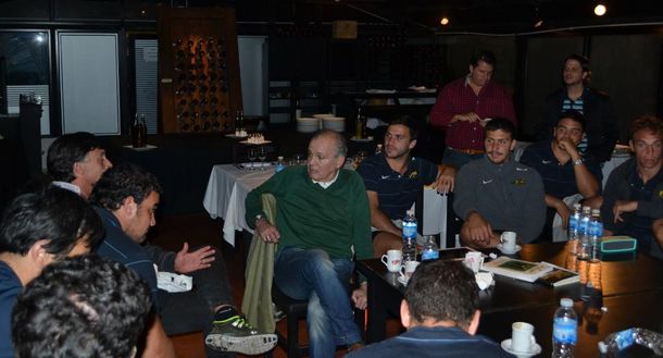 Sabella visitó a Los Pumas en la previa del test contra los All Blacks