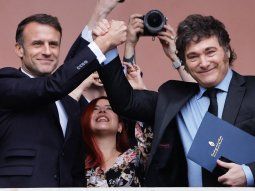 Emmanuel Macron y Javier Milei