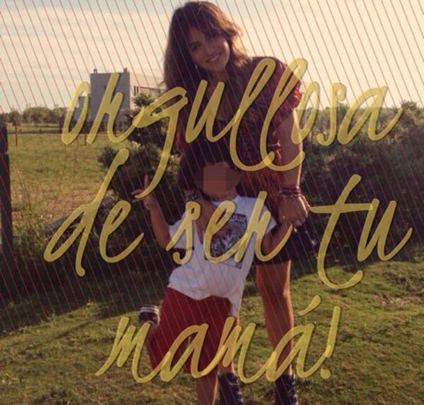 Tras la polémica, Benjamín pasó el día de la Madre con Giannina