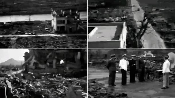 El video inédito que difundió Japón sobre los efectos de Hiroshima
