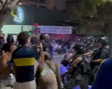 Incidentes en la previa de Boca por la Sudamericana: la represión de la Policía