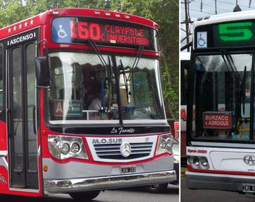 Paro de colectivos en la zona sur: las líneas 160 y 514 siguen sin funcionar