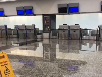 Diluvió en la Ciudad y se inundó un sector de Aeroparque