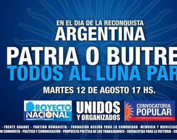 ¿Quiénes están invitados al acto de Unidos y Organizados?