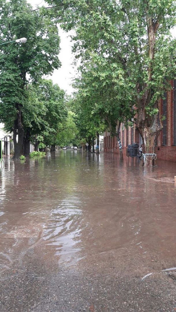 Caída de granizo en Junín.