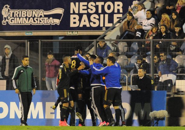 El festejo de Ponte Preta tras el gol que le valió la clasificación por ser de visitante