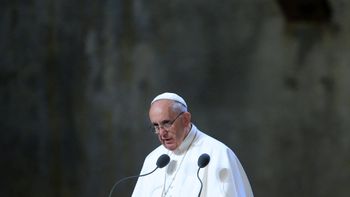 aca el dolor es palpable, dijo francisco en la zona cero aca el dolor es palpable, dijo francisco en la zona cero