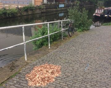 ¿Qué pasa si dejás 15 mil monedas en la calle?