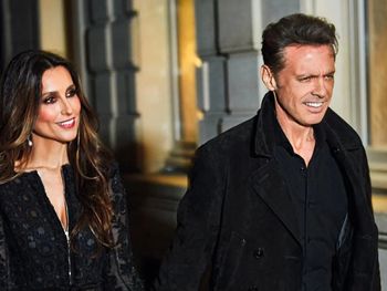 Luis Miguel junto a su pareja Paloma Cuevas.