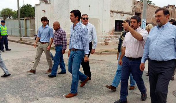 Urtubey desde la zona afectada por el sismo: El lunes comenzarán las tareas de reparación