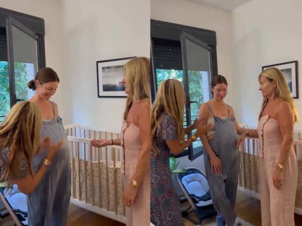 Las Trillizas de Oro y la dulce espera del nieto número 20: el video que enterneció a todos