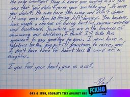 La conmovedora carta de un abuelo apoyando a su nieto gay