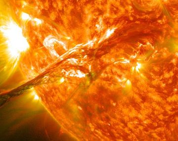 El Soldurante una explosión de su campo magnético