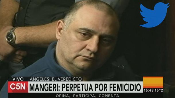 Así escuchó la sentencia Mangeri: nunca pestañó