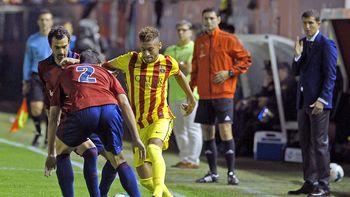 con un rato de messi, el barca empato con el osasuna con un rato de messi, el barca empato con el osasuna