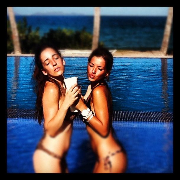 La China Suárez, sensual en el Caribe