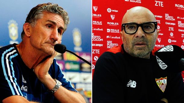Edgardo Bauza y Jorge Sampaoli