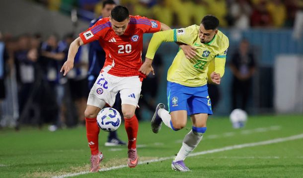 Brasil goleó a Chile por las Eliminatorias Sudamericanas 2026