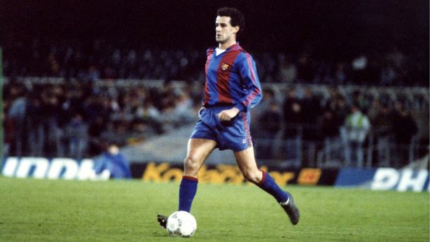El exdefensor recaló en 1982 en el Barcelona.  El exdefensor recaló en 1982 en el Barcelona.