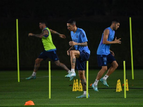 Tranquilidad en la Selección: Ángel Di María volvió a los entrenamientos