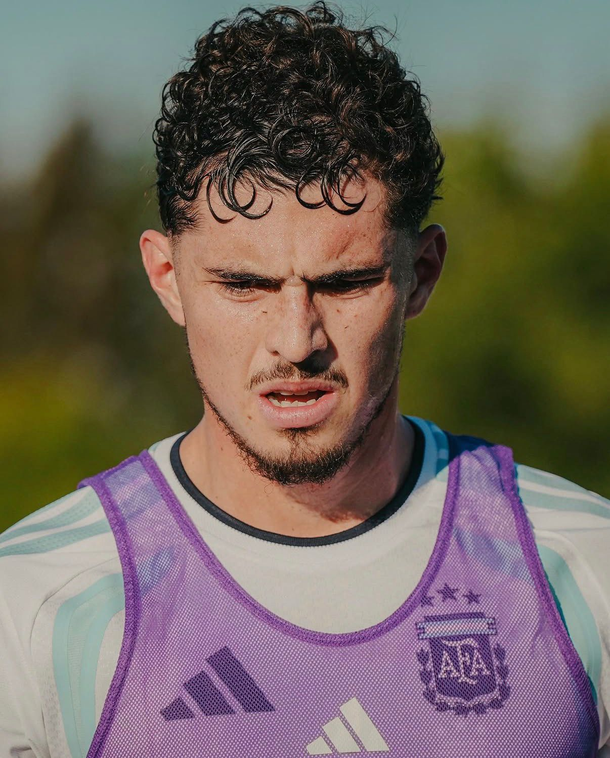 Se lesionó Joaquín Panichelli en la práctica de la Selección Argentina.