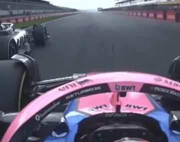 La furia de Colapinto con otro piloto en las pruebas de Hungría: Un idiota...