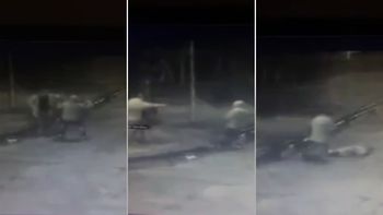 Todo quedó registrado en las cámara de seguridad Todo quedó registrado en las cámara de seguridad