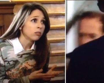 Mirá la reacción de Florencia Bertotti en Guapas al ver a Julio Chávez
