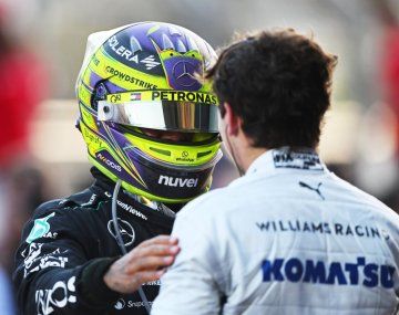 El gesto de Hamilton con Colapinto tras el accidente en el GP de Brasil