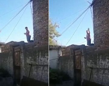 Detuvieron a un hombre que bailaba en el techo y amenazaba a sus vecinos