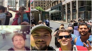 insolito: se sacan selfies frente a la cafeteria con rehenes de sidney insolito: se sacan selfies frente a la cafeteria con rehenes de sidney