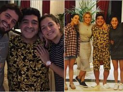 Muy feliz se lo notó al Diez en las redes sociales Muy feliz se lo notó al Diez en las redes sociales