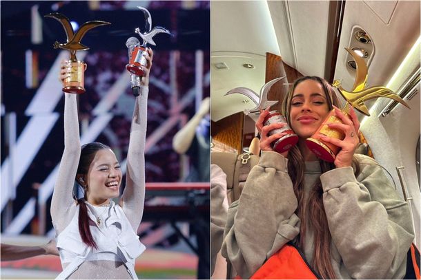 Viña del Mar: Emilia y Tini ganan la gaviota de oro y plata