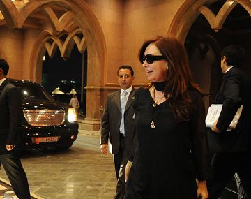 Cristina Fernández se reunió con su par de Emiratos Árabes