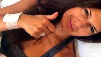 A Isabel Macedo le extirparon un pólipo del útero A Isabel Macedo le extirparon un pólipo del útero