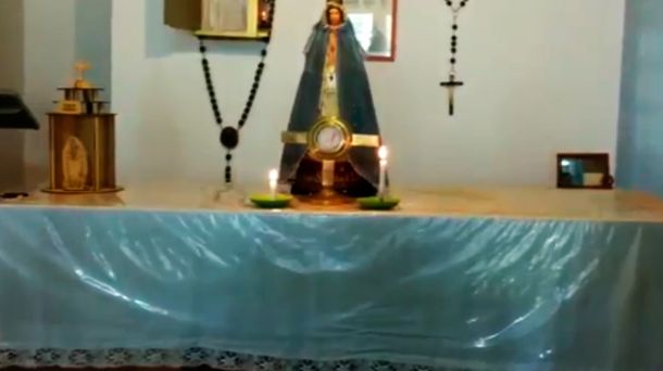 Conmoción en Rafaela por una hostia que sangre&nbsp;