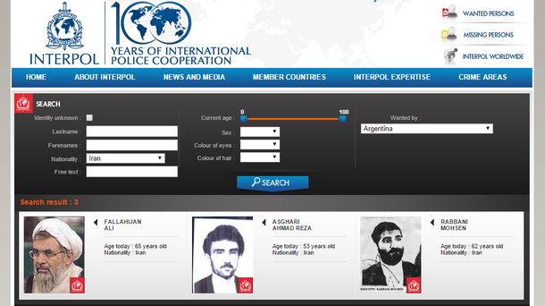 AMIA: las alertas rojas contra los sospechosos siguen en pie