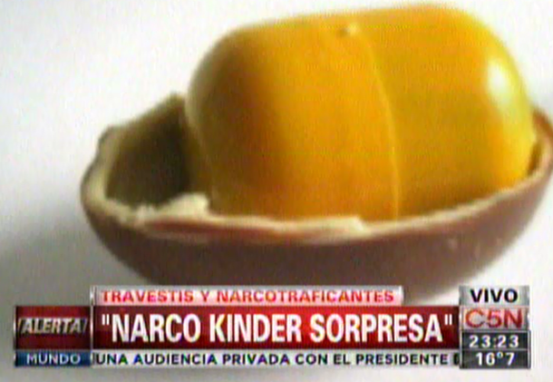 Detuvieron a travestis que vendían droga en huevitos de chocolate