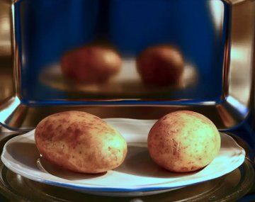 El truco para hacer papas perfectas en el microondas en 10 minutos