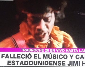 Falleció el músico y cantautor estadounidense Jimi Hendrix