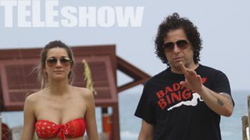 Vacaciones de Calamaro y Micaela Vacaciones de Calamaro y Micaela