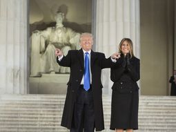 Trump, en el Monumento a Lincoln Trump, en el Monumento a Lincoln