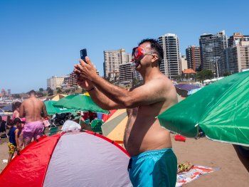 Se termina la segunda quincena: así está la playa en Mar del Plata