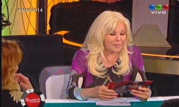 Susana Giménez hizo su programa con fiebre