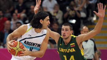 gran triunfo de la argentina sobre lituania en el debut del basquet gran triunfo de la argentina sobre lituania en el debut del basquet